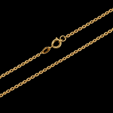 Corrente Cartier Cadeado - 1mm 70cm - Banhado a Ouro 18k - 10 miléssimos [ERRADA]