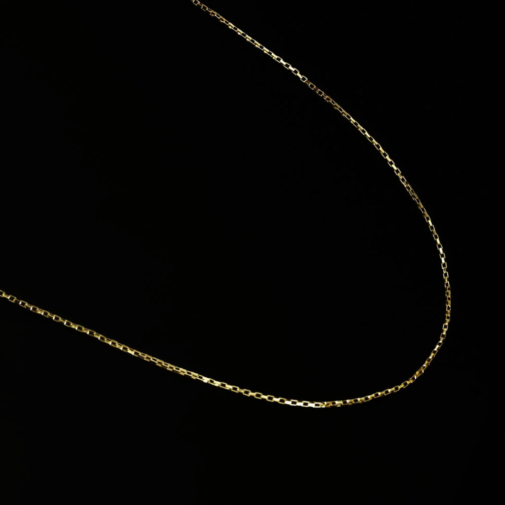 Corrente Elo Chapado - 1,5 mm - 70cm - Banhado a Ouro 18k - 10 milésimos