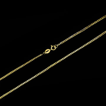 Corrente Grumet - 2mm 70cm - Banhado a Ouro 18k - 10 milésimos